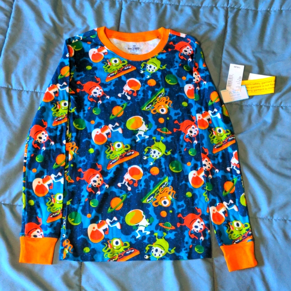 Size 10 Boys Pajamas Top